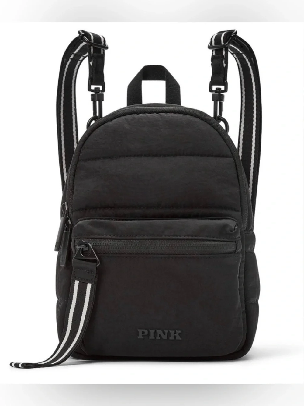 PINK by Victoria’s Secret mini convertible backpack in black
